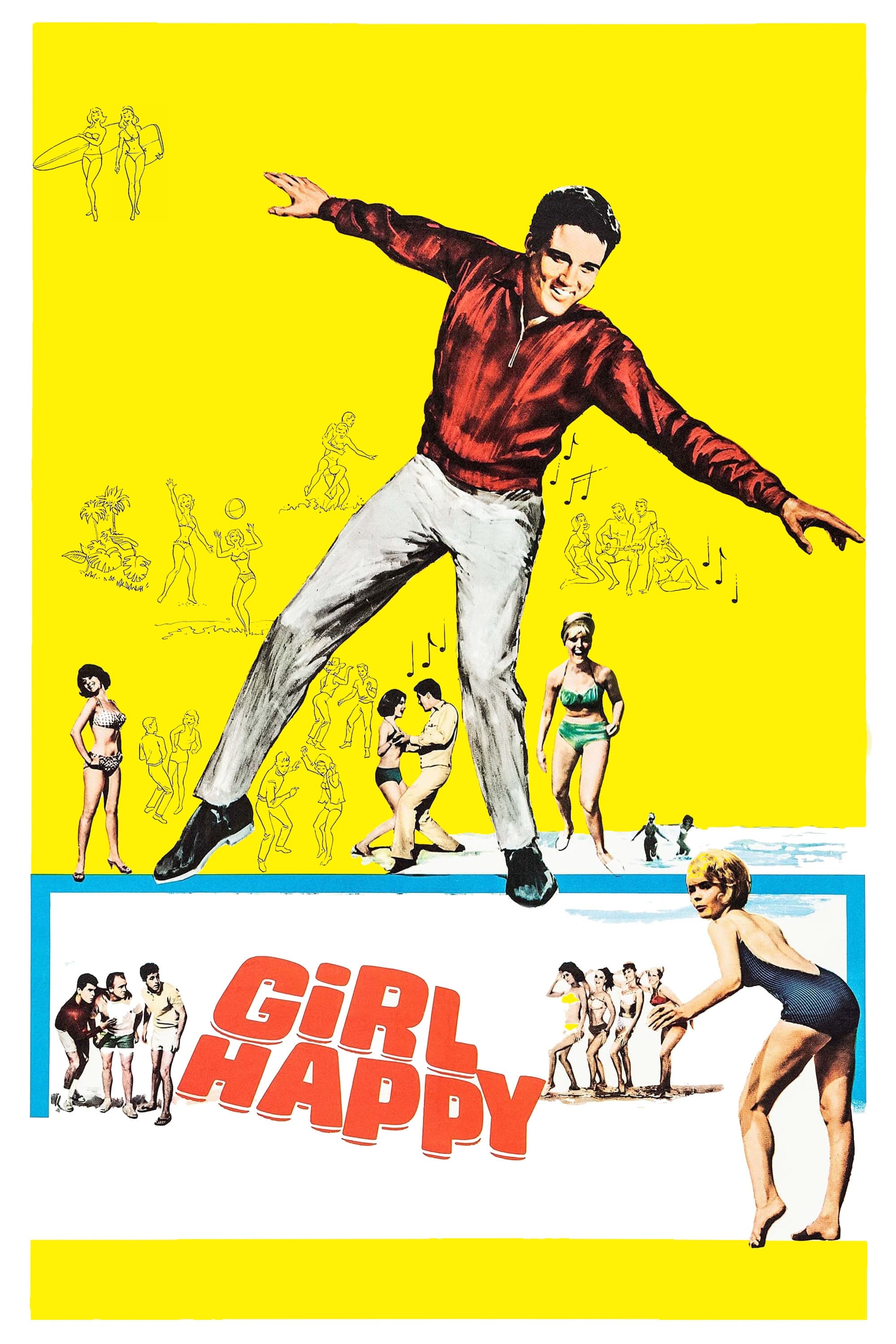 Постер Girl Happy